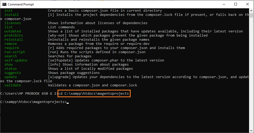 install magento 2 on localhost