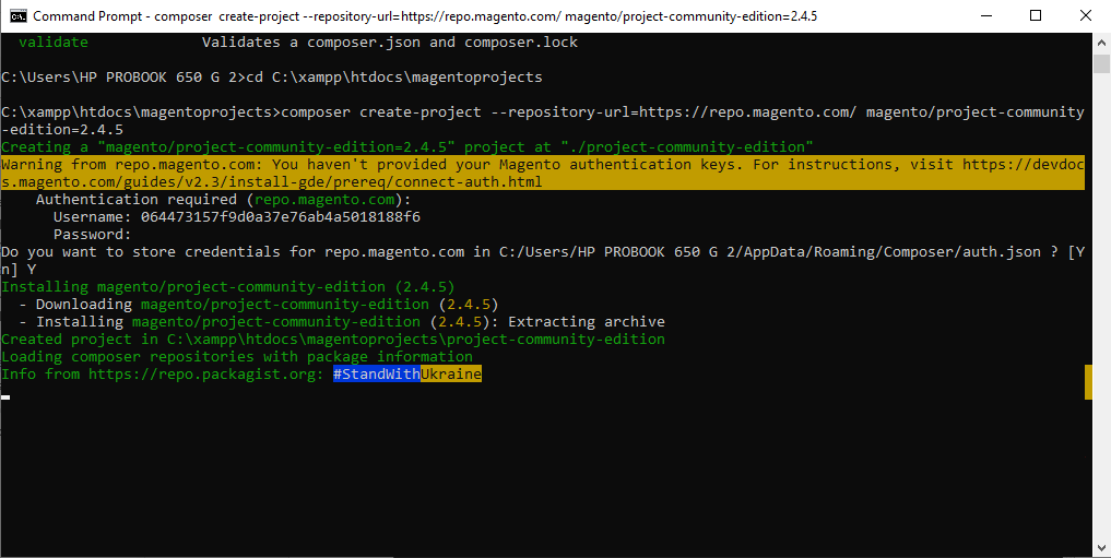 install magento 2 on localhost