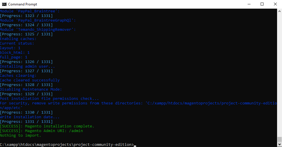 install magento 2 on localhost
