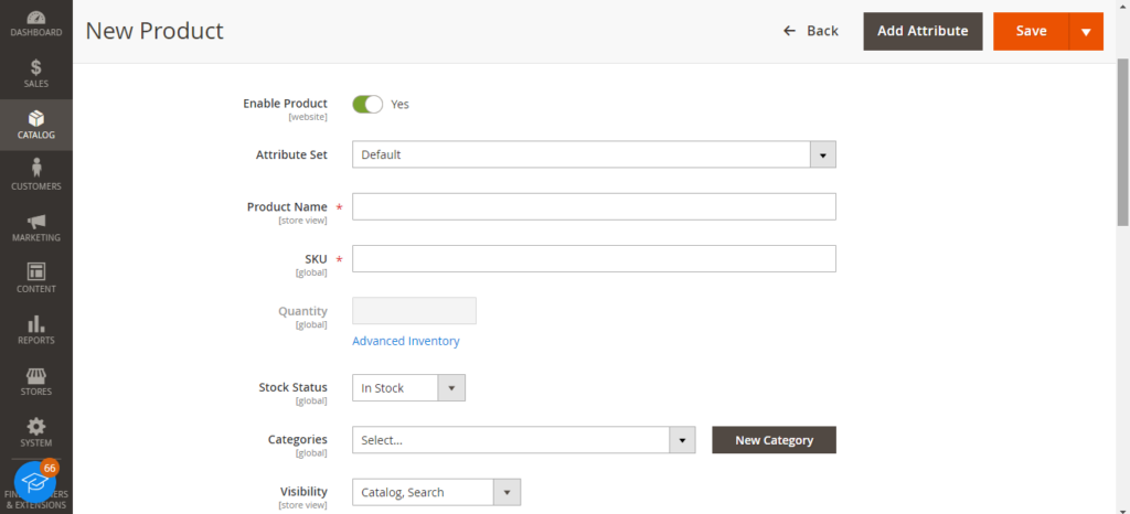 Magento Product Management