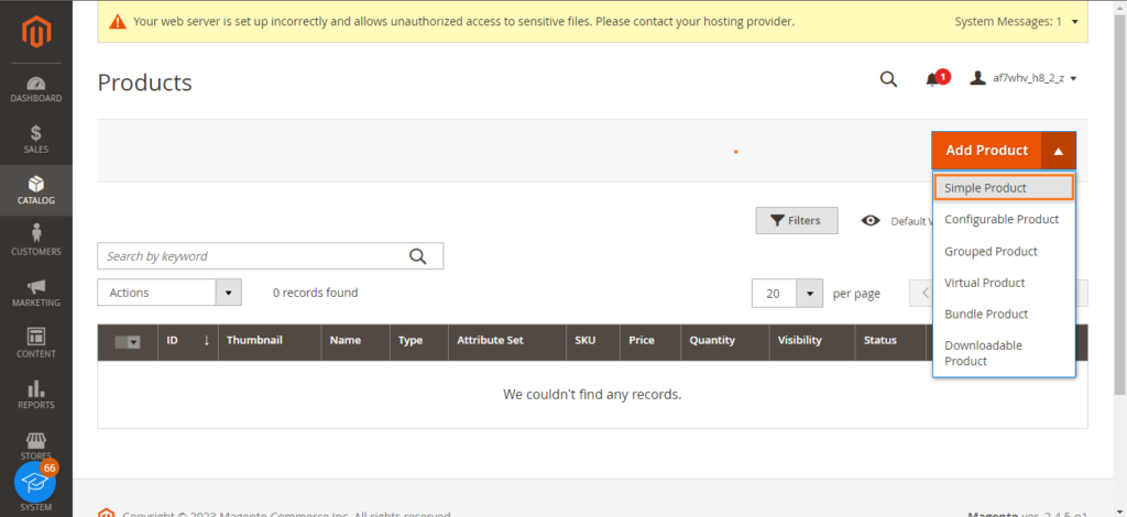 Magento Product Management