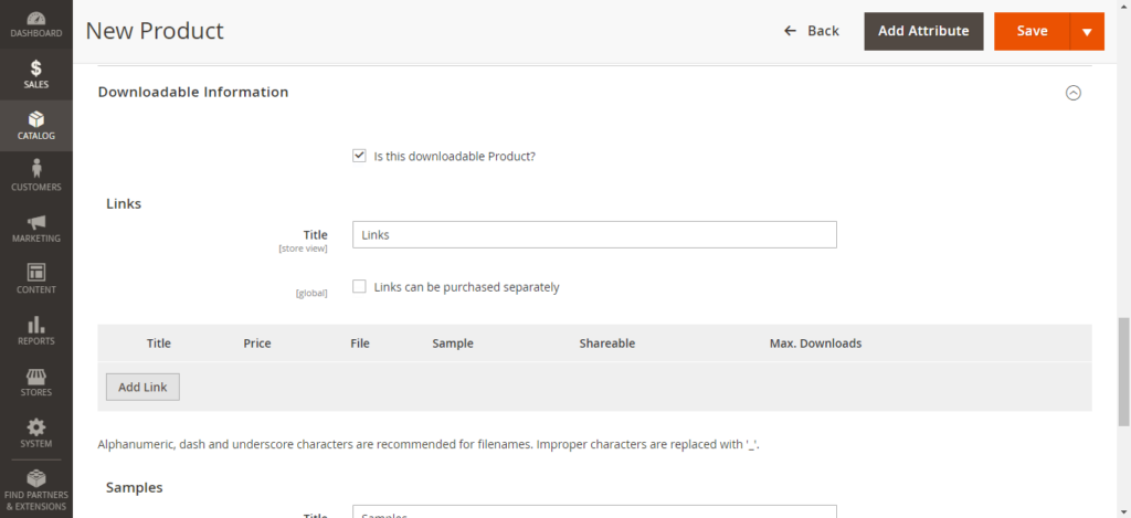 Magento Product Management