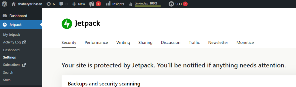 Jetpack WordPress Plugin