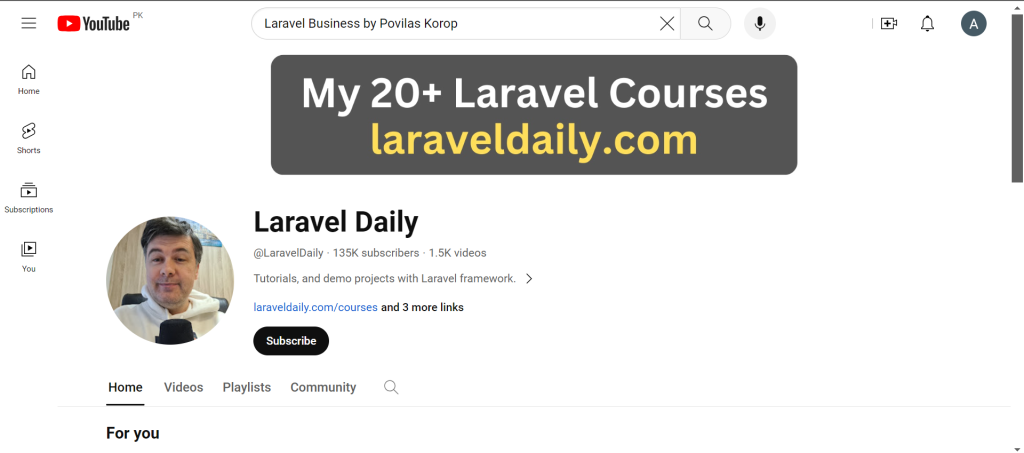 learn laravel